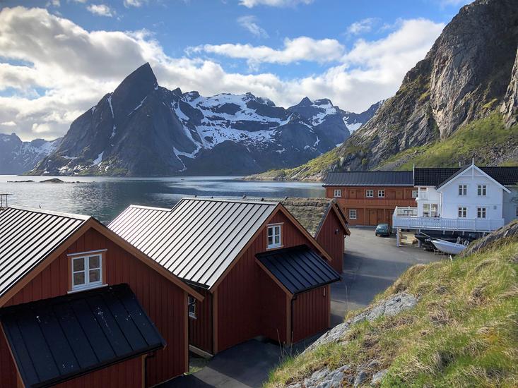 Reinefjorden Sjøhus in the spring of 2020