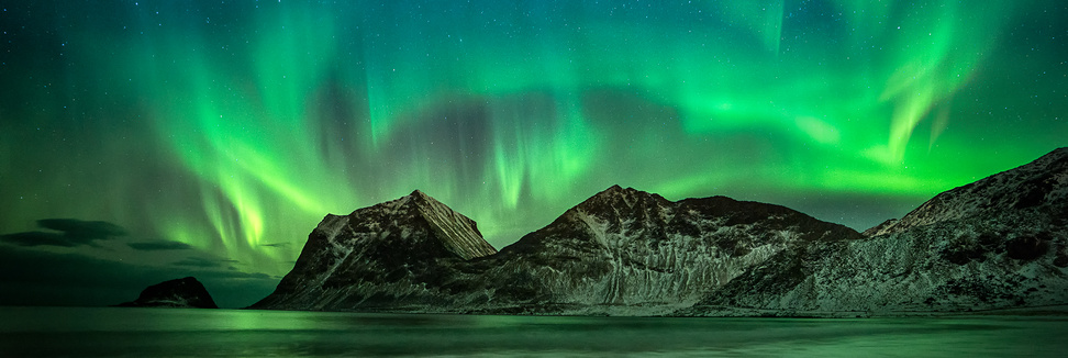 Northern lights in Lofoten